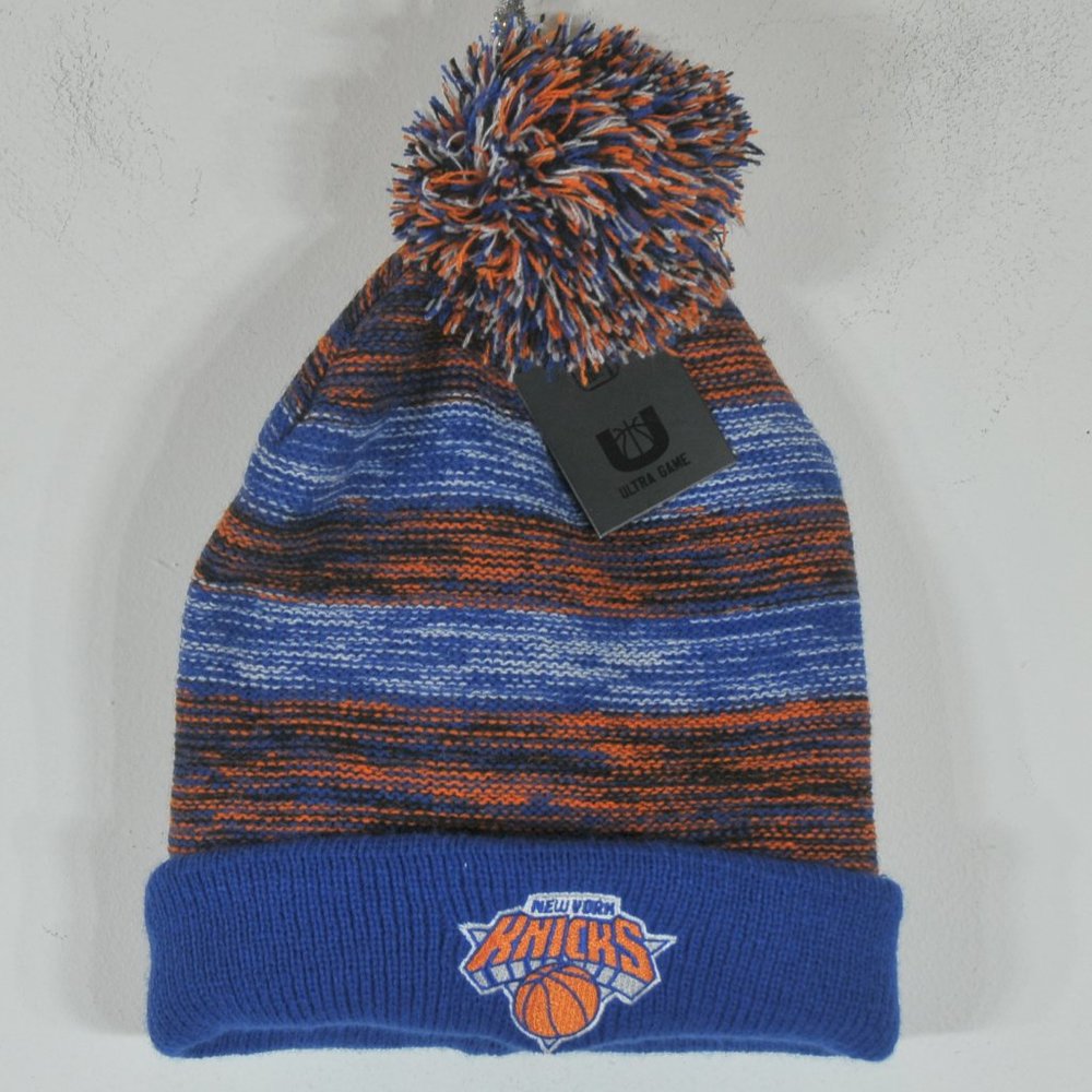 New York Knicks NBA Team Headwear Winter Knit Beanie Hat OSFA NWT